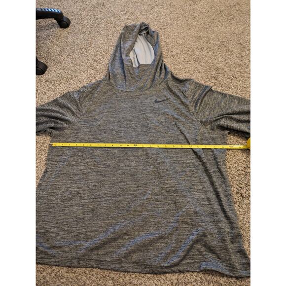 Nike Men's Hoodie Sweatshirt Pullover Size 2XL Heather Gray Cowl Neck. - Picture 5 of 6
